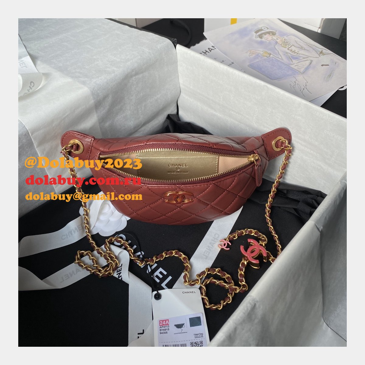 Inspired Top Quality AS4113 Waist Shoulder Chain Bags