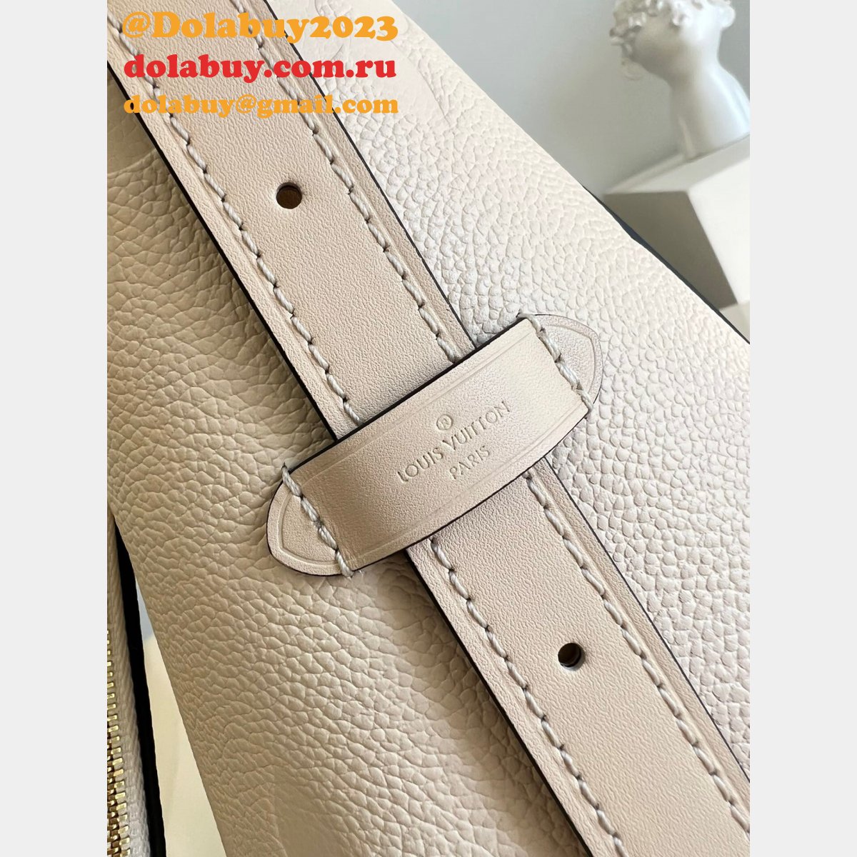 Best 2022 Knockoff Louis Vuitton Perfect M46293 Creamy-white Bag