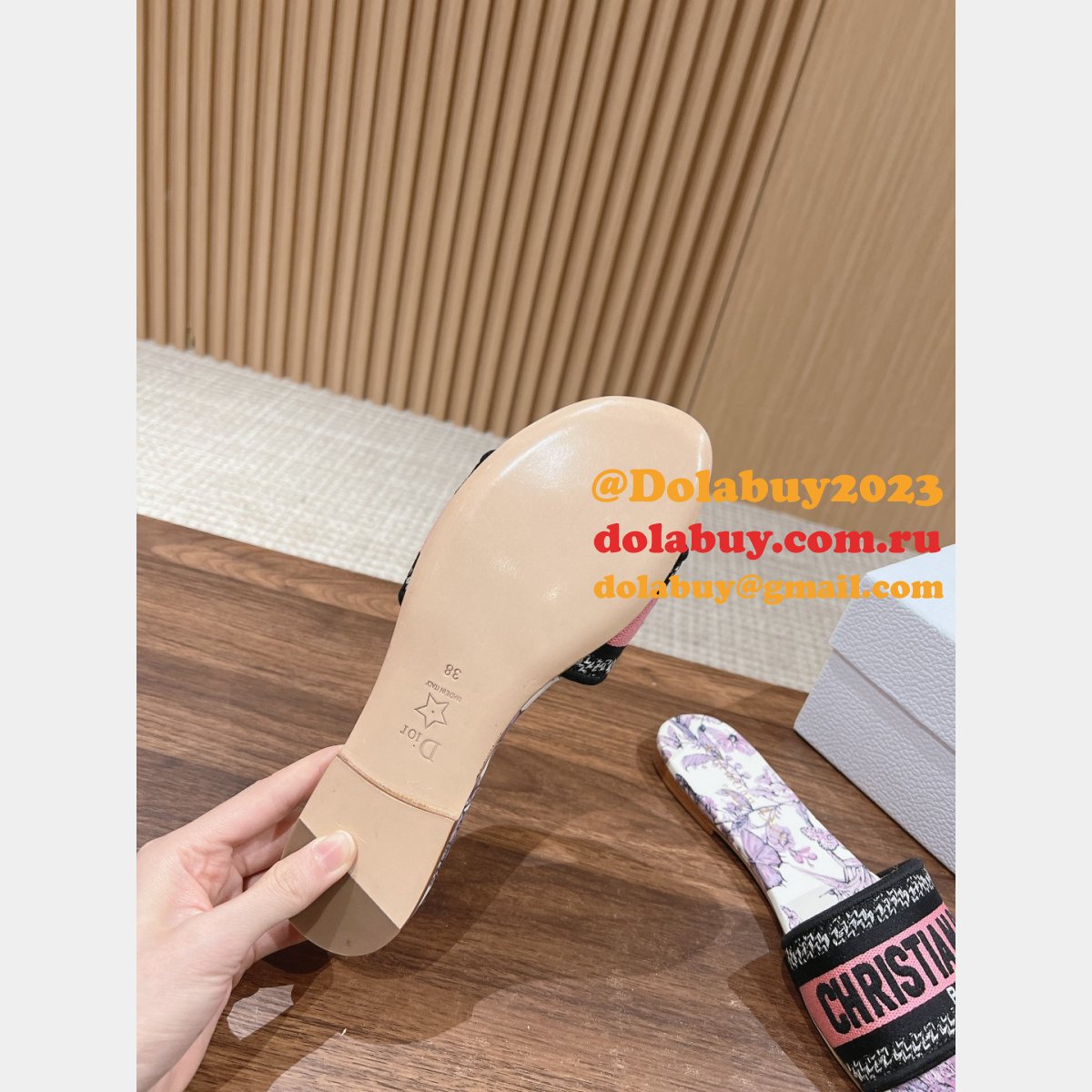 7 Star Top Quality Wholesale DIOR DWAY SLIDE