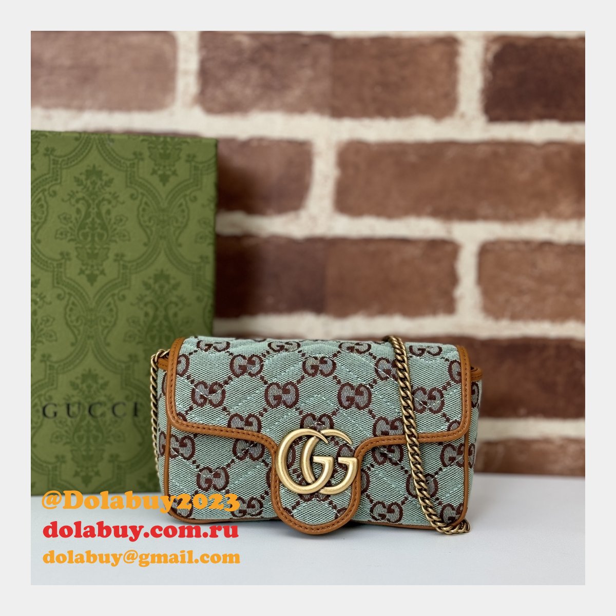 Gucci Luxury GG Super 783141 Shoulder 1:1 Replica Bag