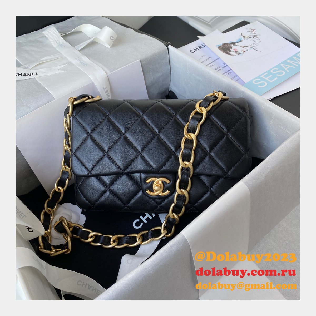 Top CC 2022SS 25CM Outlet 1:1 Replica Handbags