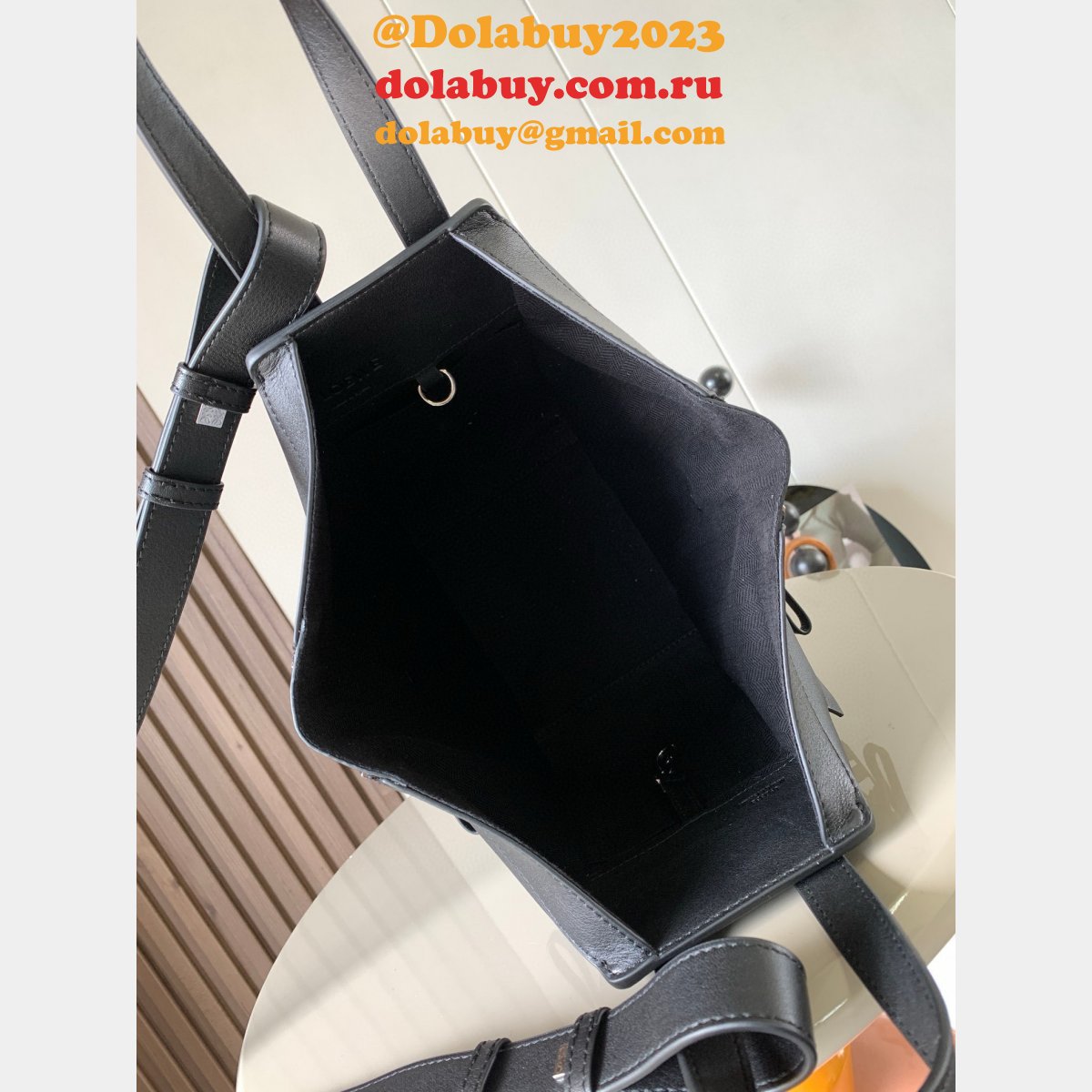 Compact Loewe Hammock Bag In Classic Calfskin Replica Best 20.8cm