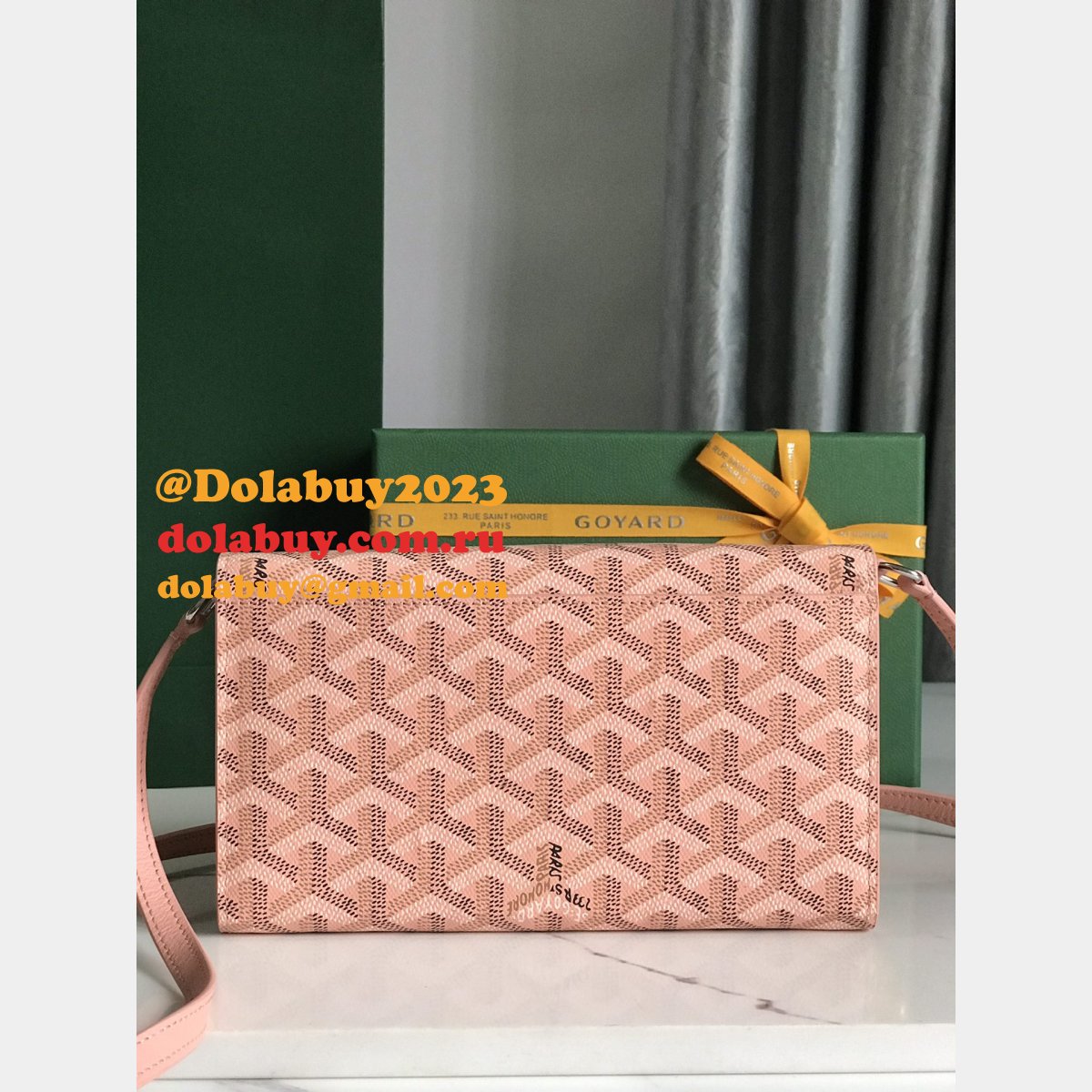 1:1 Mirror Goyardine 02019 Goyard Varenne Replica Wallet