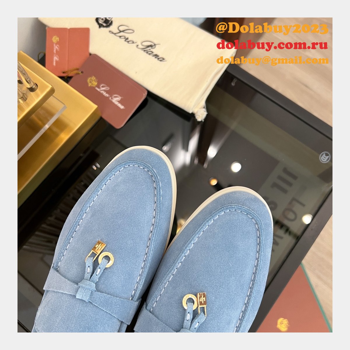 First Copy Loro Piana Replica 2023 Retro Casual Shoes