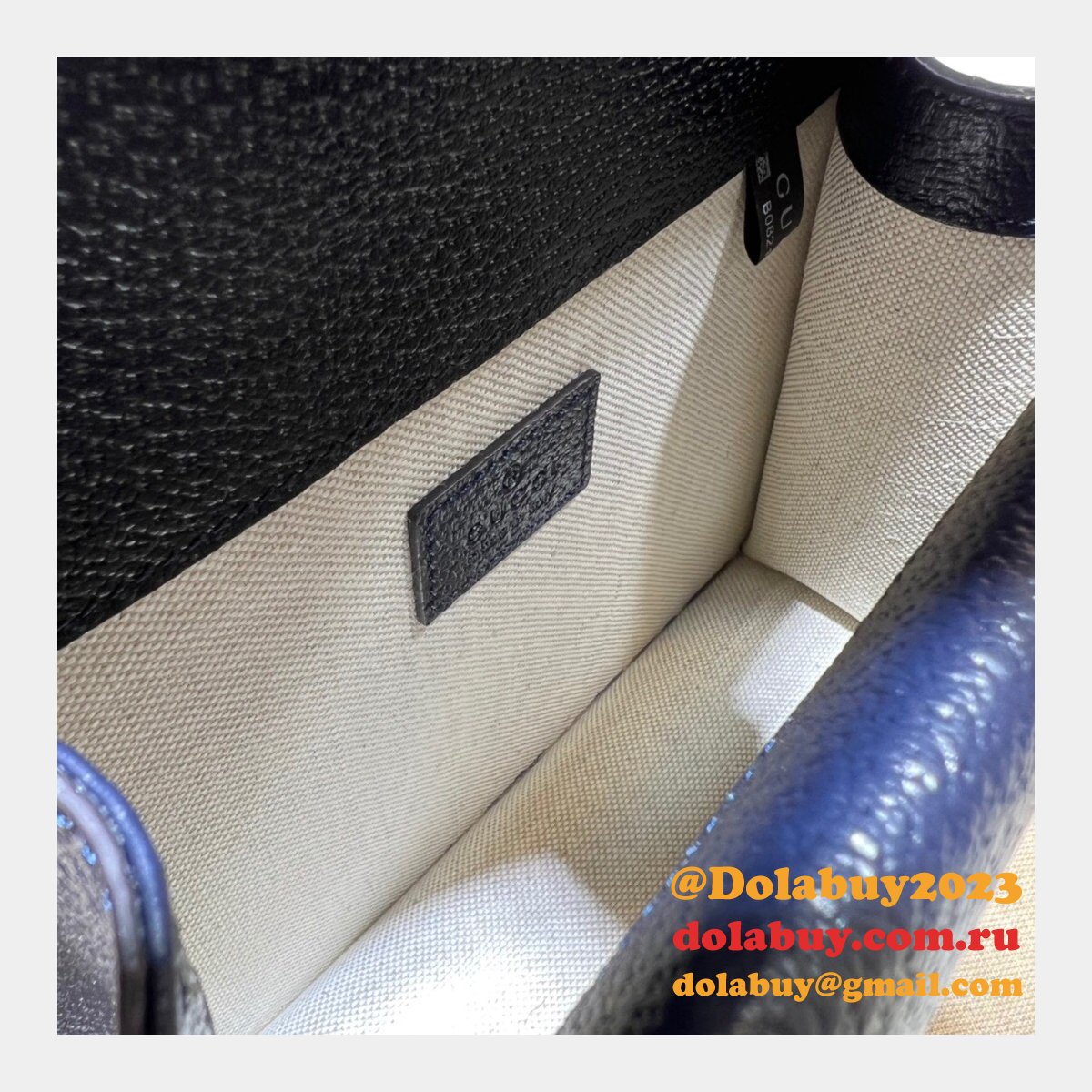 G*u*i fake 421970 gg supreme dionysus mini bag with dark blue leather for sale