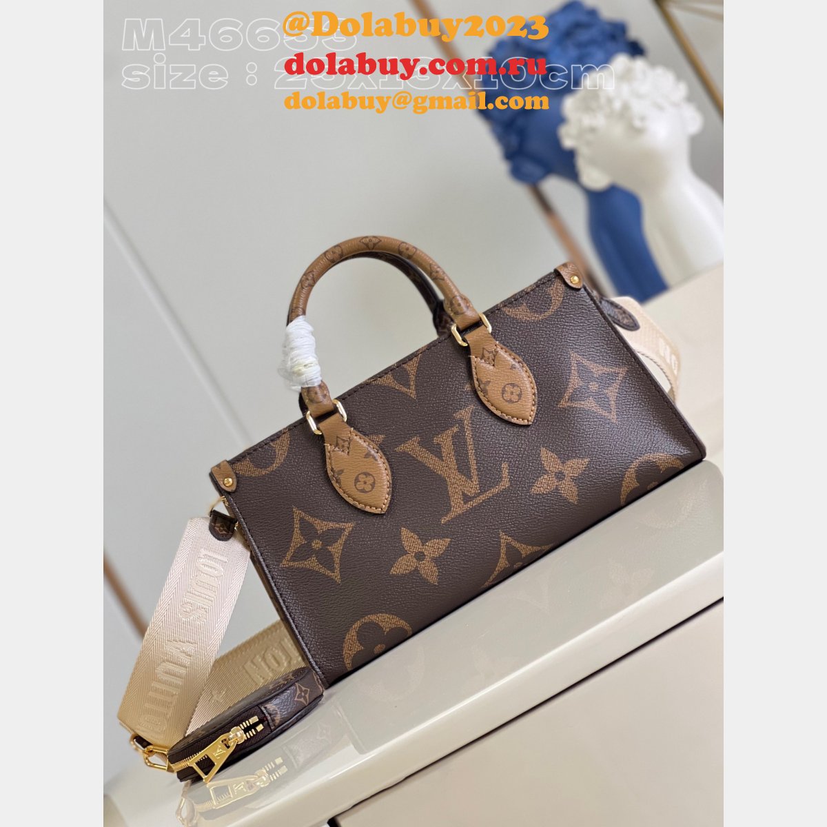 OnTheGo East West Cheap Louis Vuitton Outlet Copy M46653 Bag