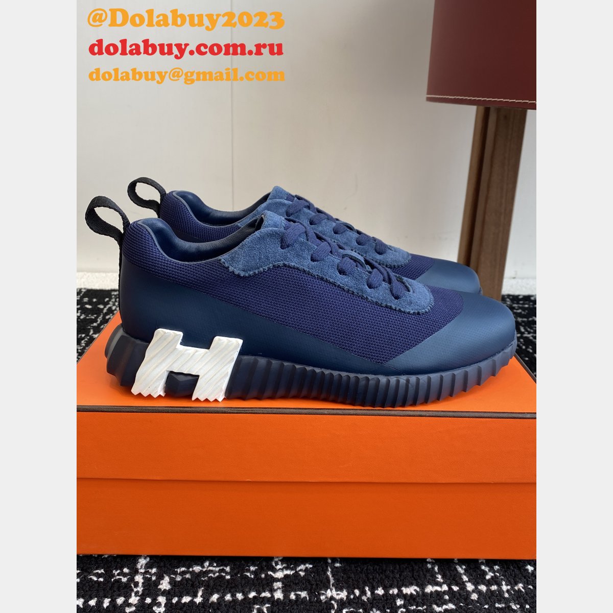 Perfect Hermes Bouncing Sneaker