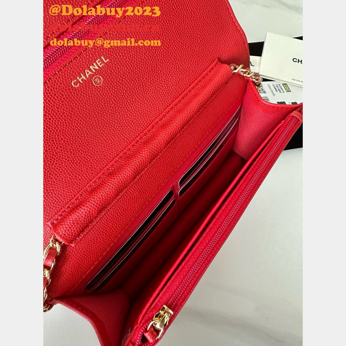 CLASSICAL Knockoff CC WOC SMALL CAVIAR LEATHER CHAIN BAG