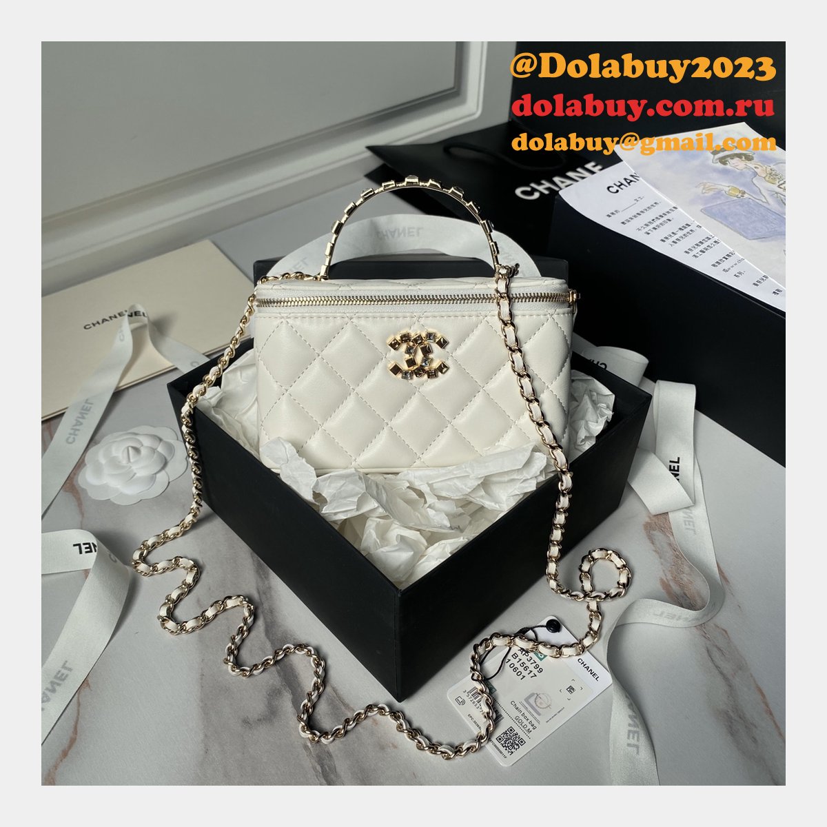 Top Perfect Vanity AP3799 Classic Chain 17cm Replica Bag