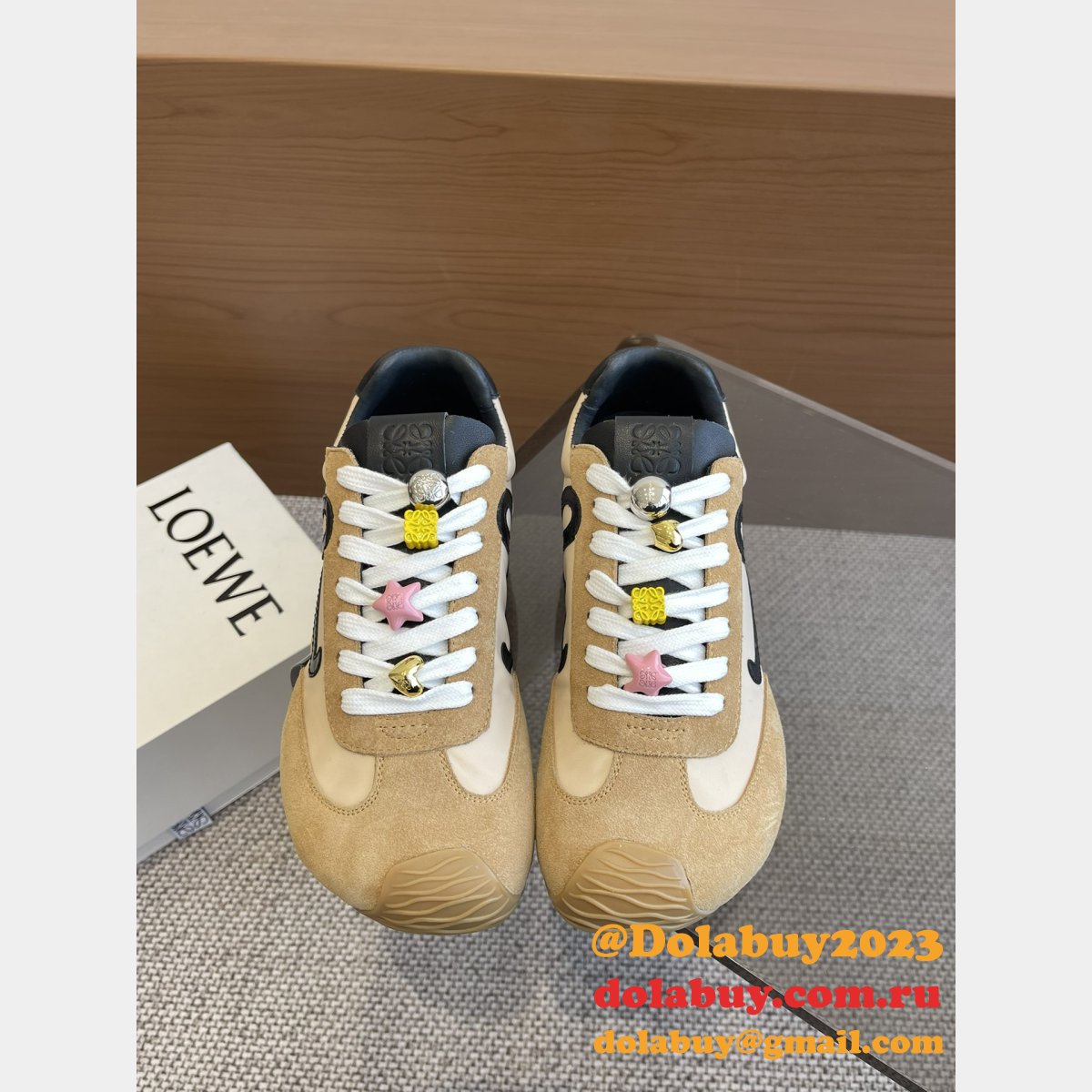 Ballet Runner 2.0 In Nylon And Calfskin