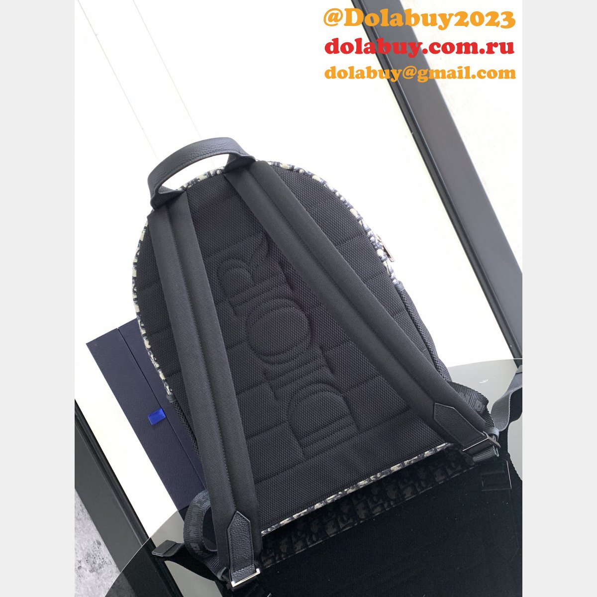 Luxury men Duplicate dior Oblique backpack