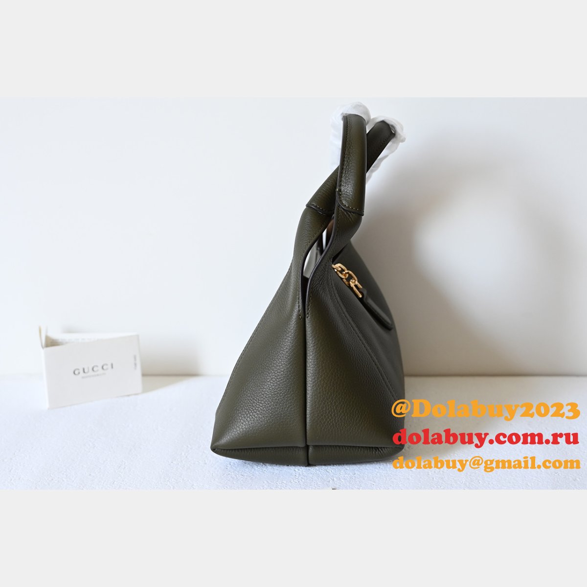 duplicate 837467 G*u*i softbit small shoulder aaa+ black bag