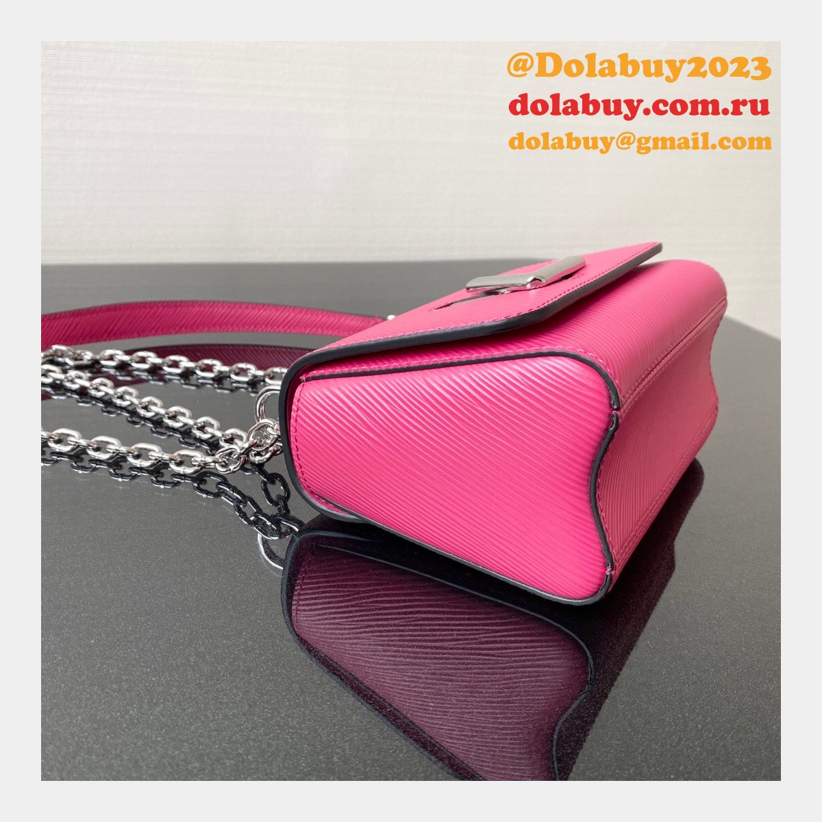 Replica Louis Vuitton Twist MM Epi Leather 16cm 4 Colours