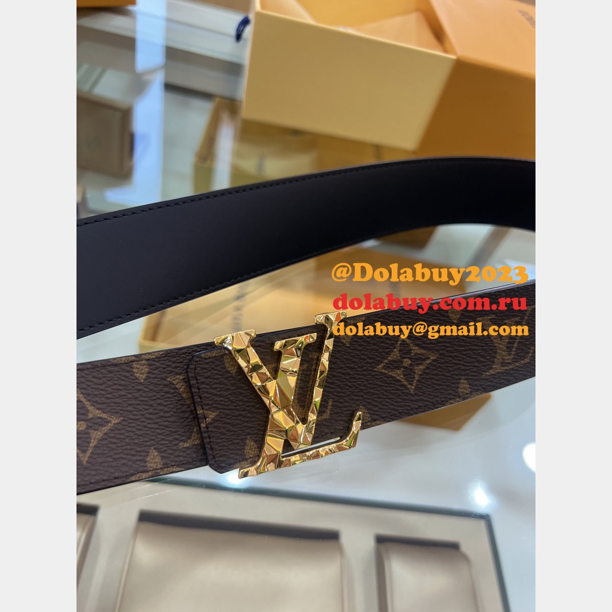 Buy Replicas Louis Vuitton AAA+ Belts Outlet 40mm Dolabuy