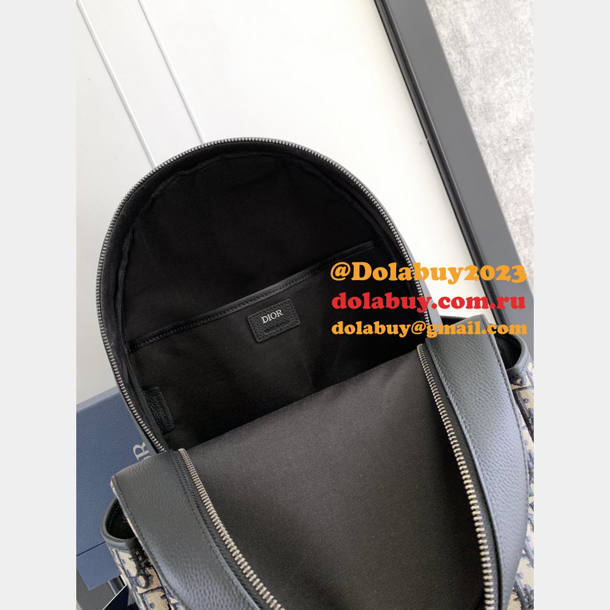 Christian Dior Designer Oblique Backpack 8012 Replica Store Dolabuy