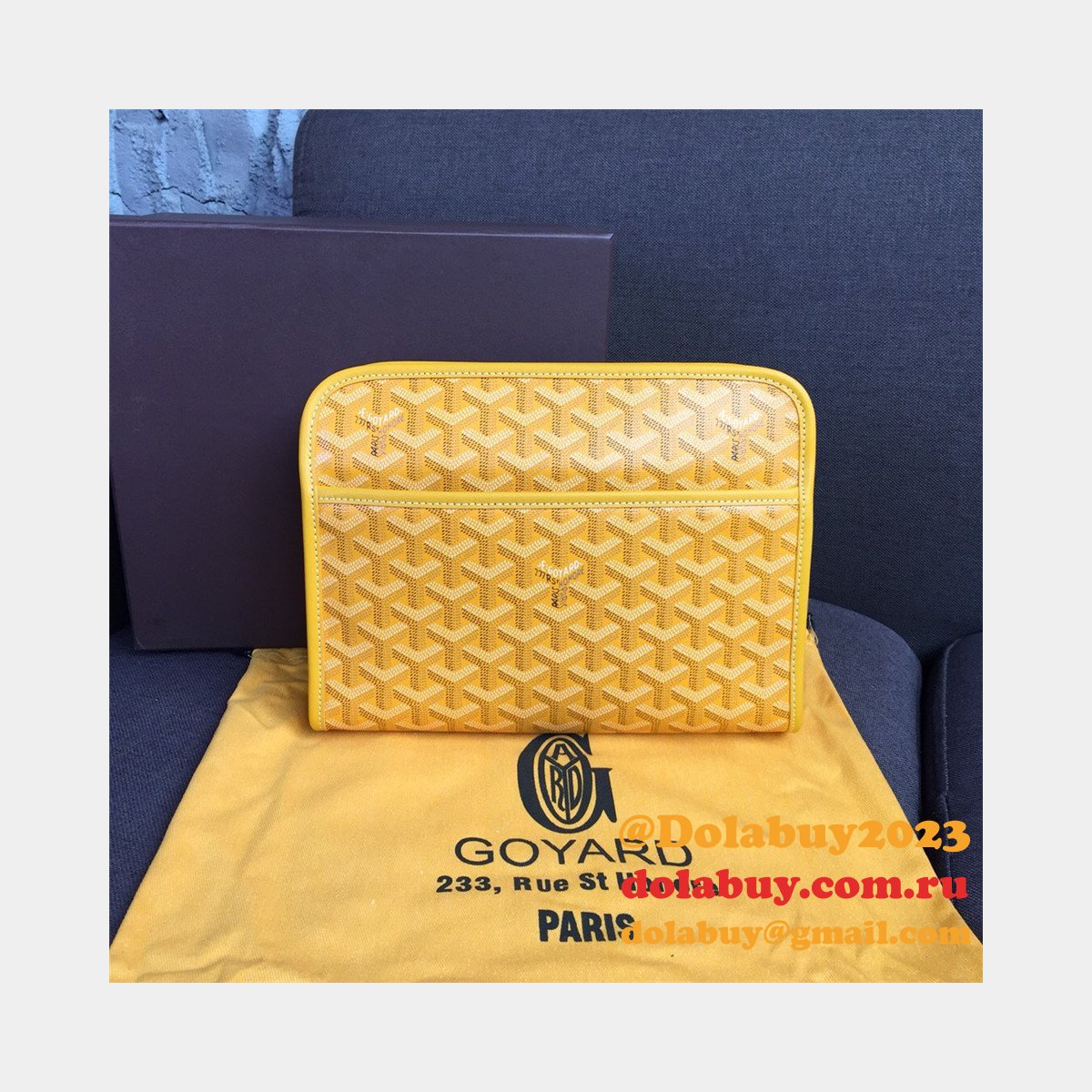Top Quality Goyard Multi-Color Cosmetic toiletry bag