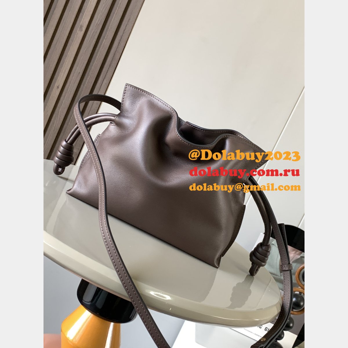 Replica Loewe Mini Flamenco Clutch In Nappa Calfskin 23CM