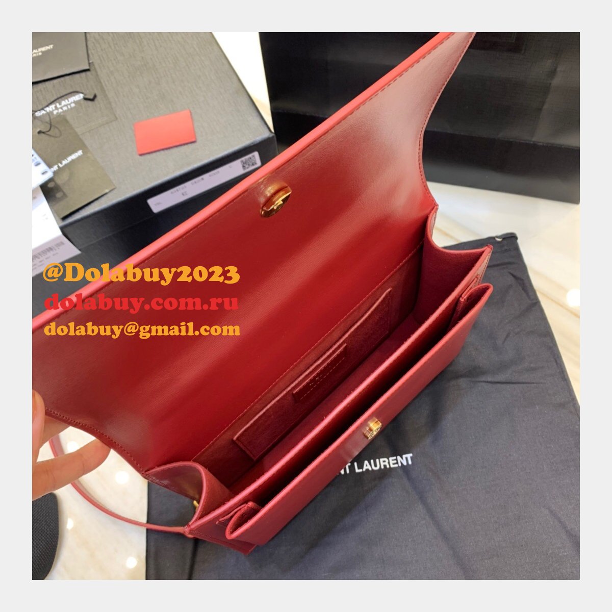 Buy Replica Saint Laurent YSL Sunset Shoulder 25cm Bag