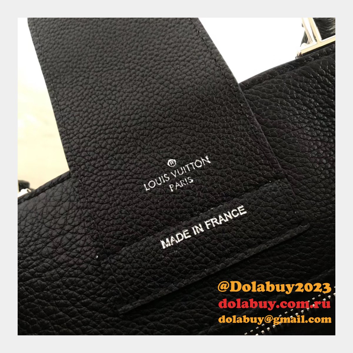 Replica Louis Vuitton UK M53730 Lockme Day Calf Leather Tote Bag