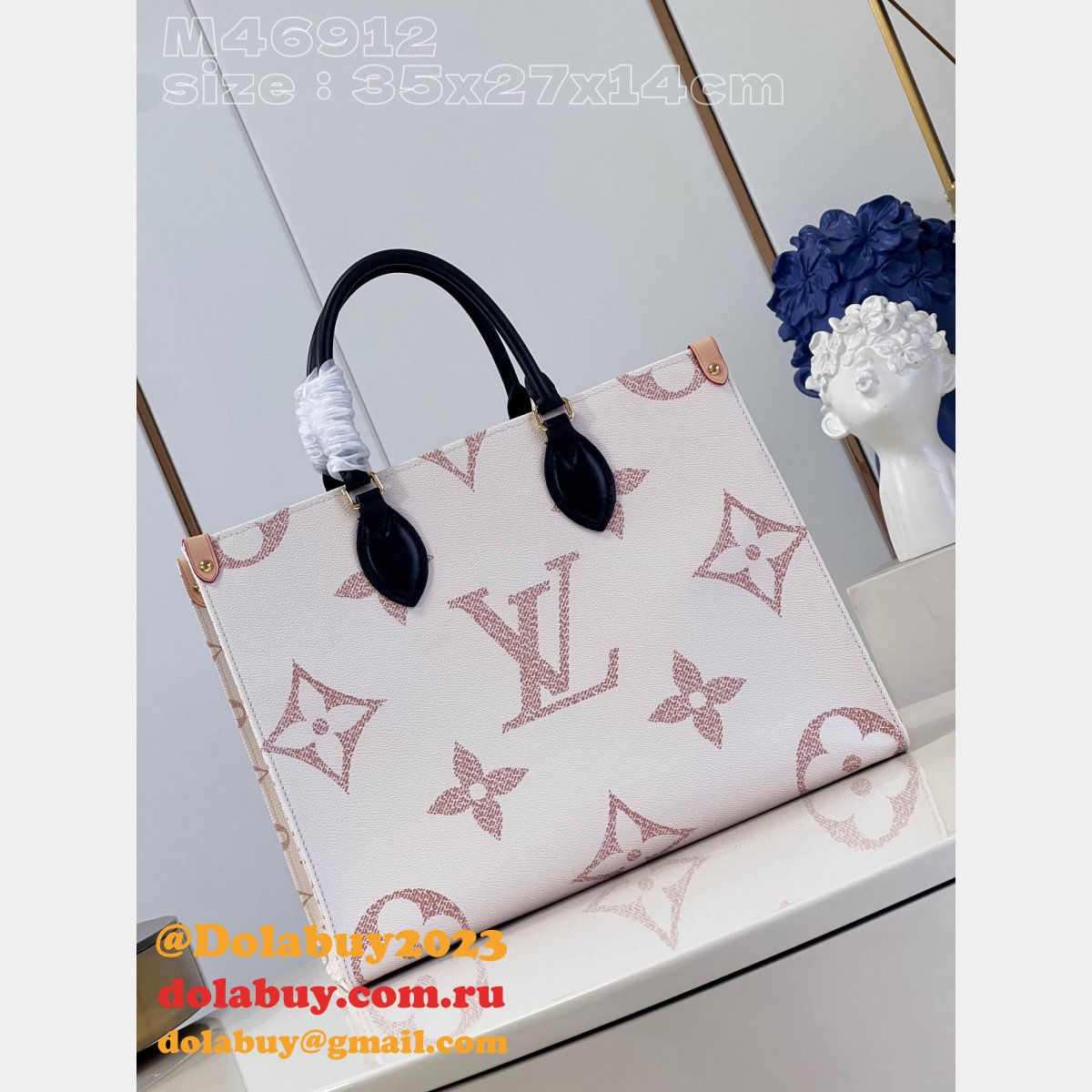 OnTheGo Monogram Canvas M46912 Knockoff Louis Vuitton Handbag