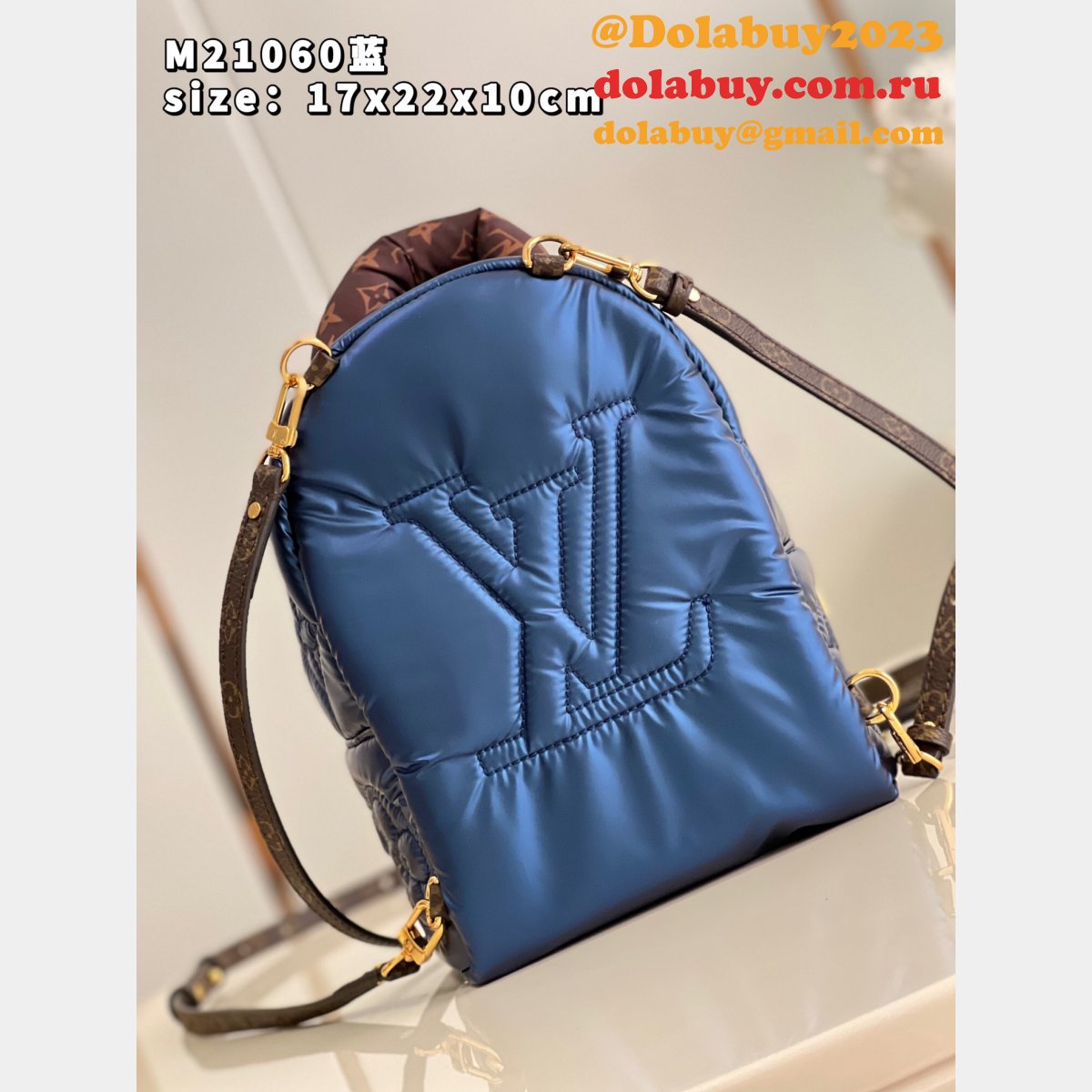 Louis Vuitton Top Quality M21060 Palm Springs Fake Handbag