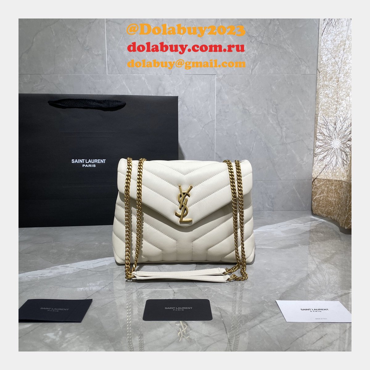 Replica AAA+ YSL LOULOU 494699 SHOULDER BAG 25CM