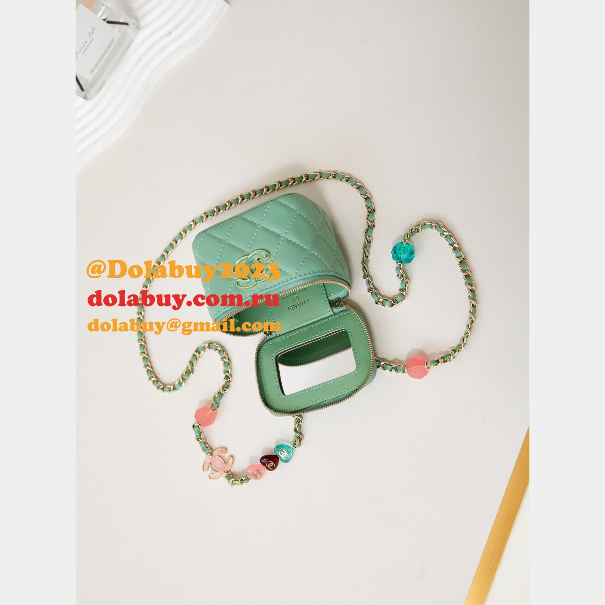 Replica Designer Enamel Love Makeup Lipstick Box AP3230 Bag