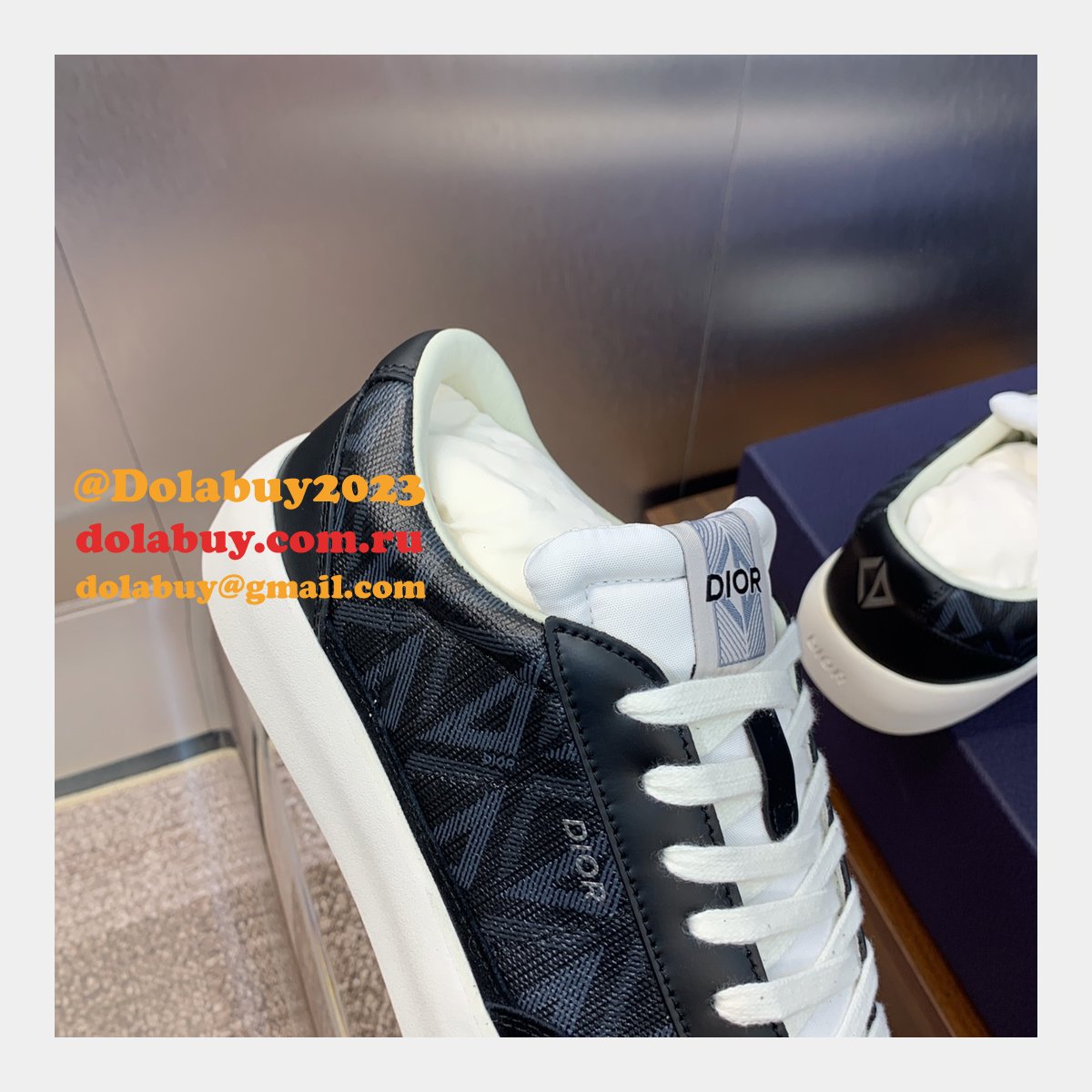 Perfect Dior Top Quality Sneakers Runway Mens Copy Shoes