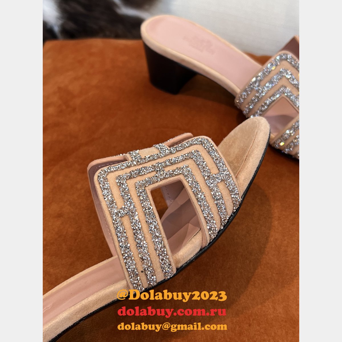 Designer Replica Hermes Oran Slippers Luxury Shoes