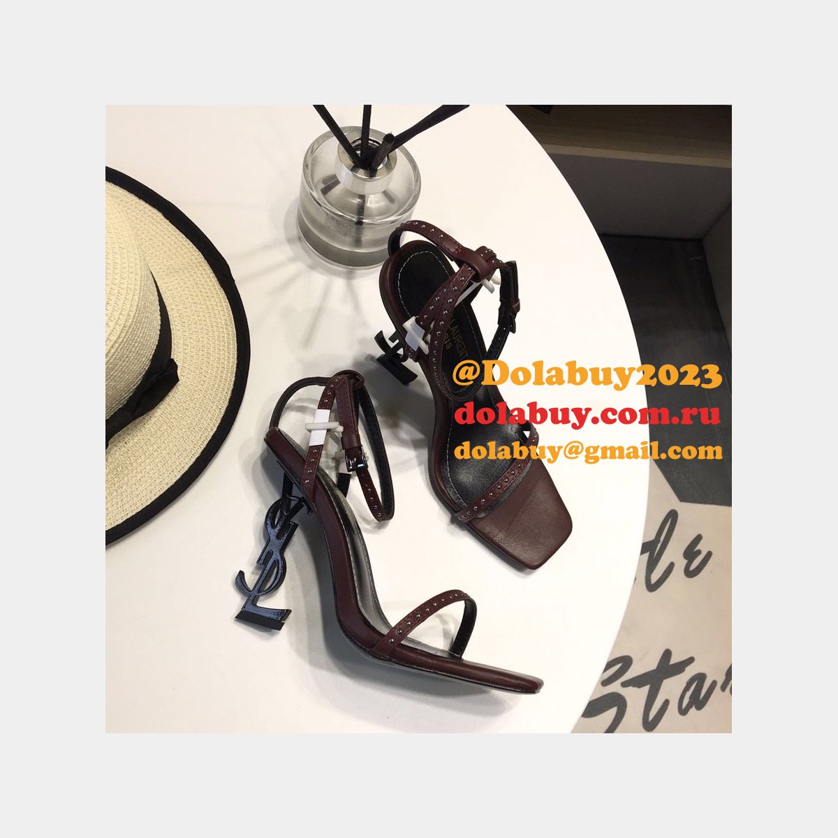 Saint Laurent High Heel Sandals 006