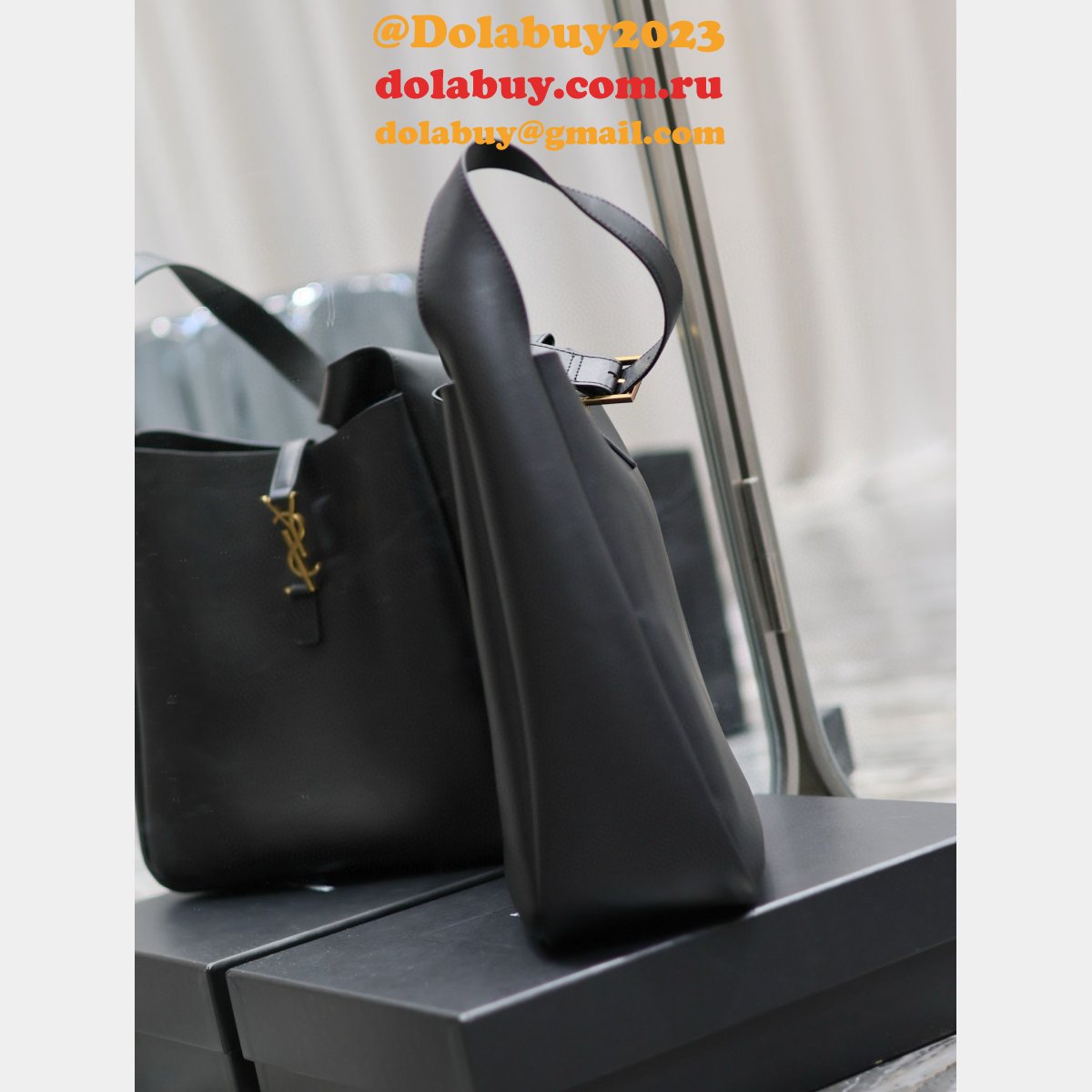 Best Perfect REPLICA YSL LE 5A7 soft LARGE hobo bag 753837