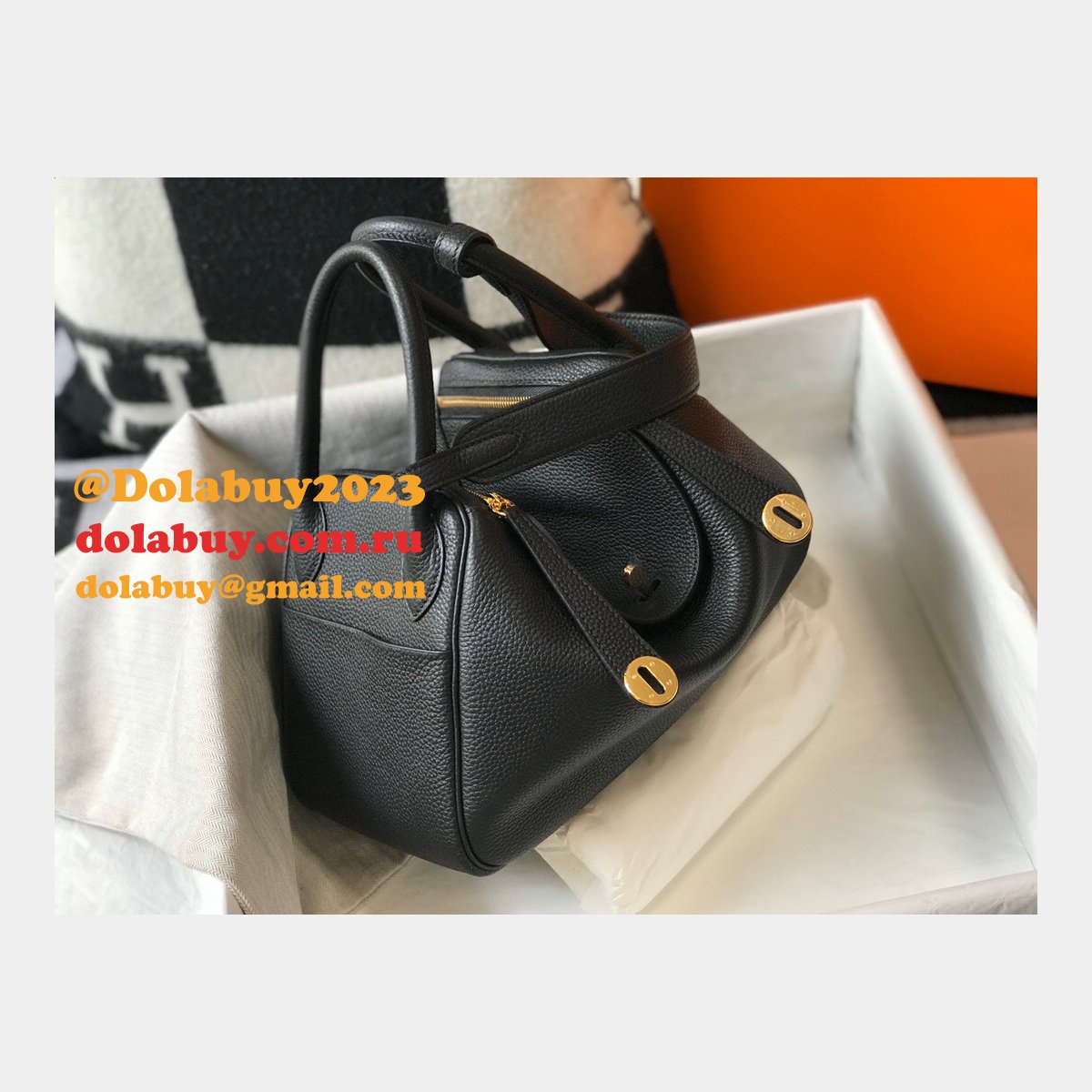 Replica Hermes Lindy 26cm Black Bags Sale Outlet Online