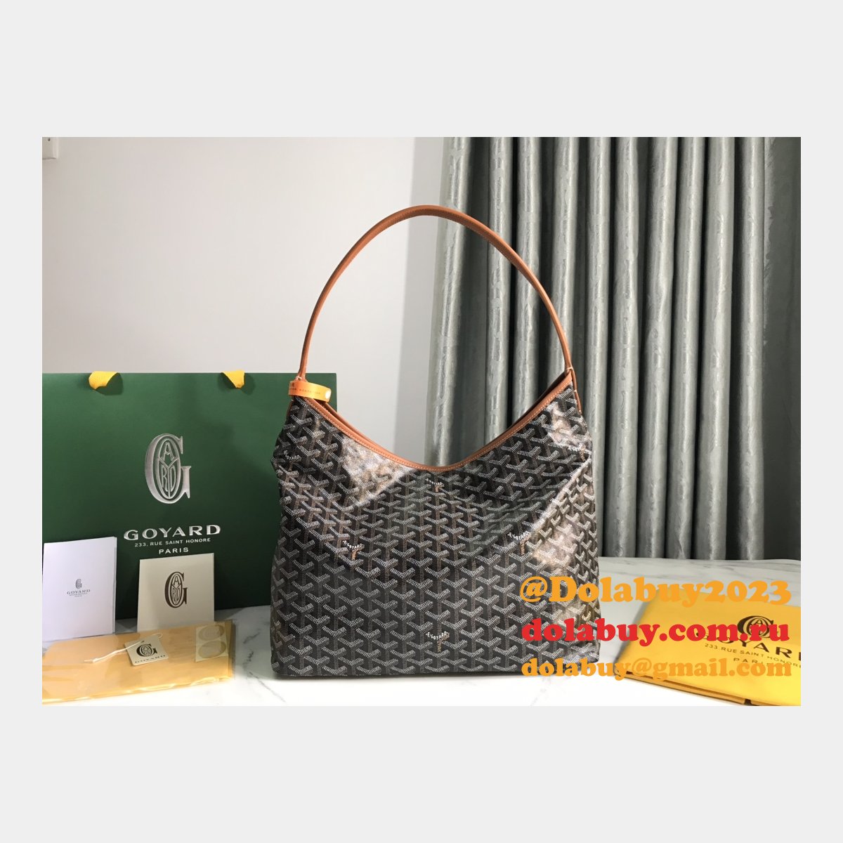 Designer Goyard Hobo Bohème Saint Louis Artois Replica Bag