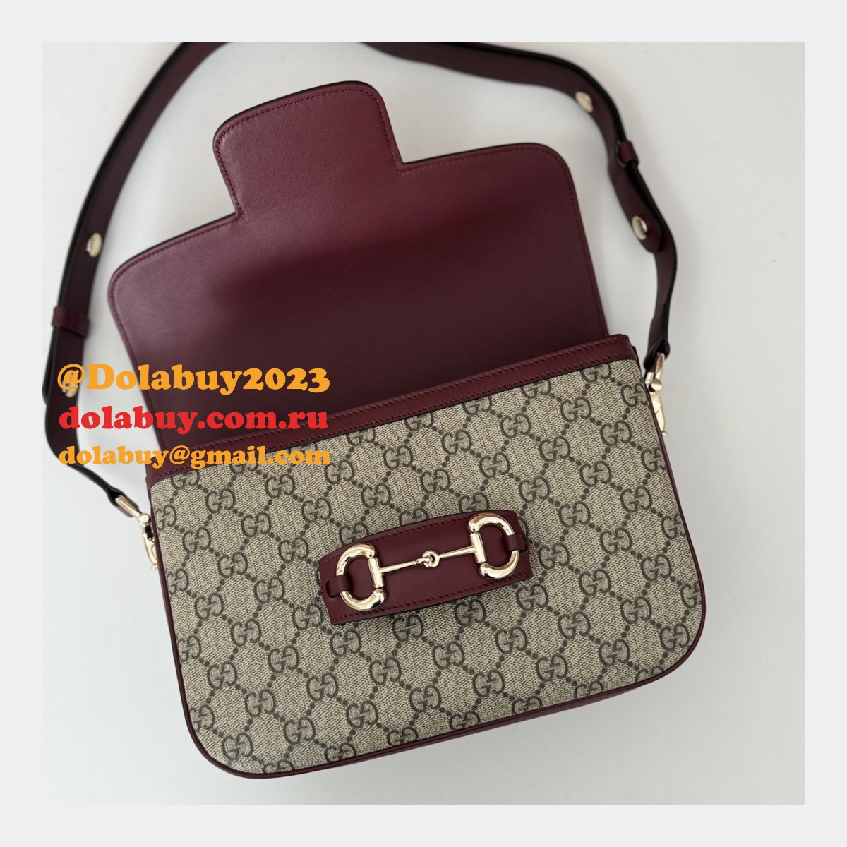 G*u*i horsebit 1955 shoulder chain 815178 replicas bag