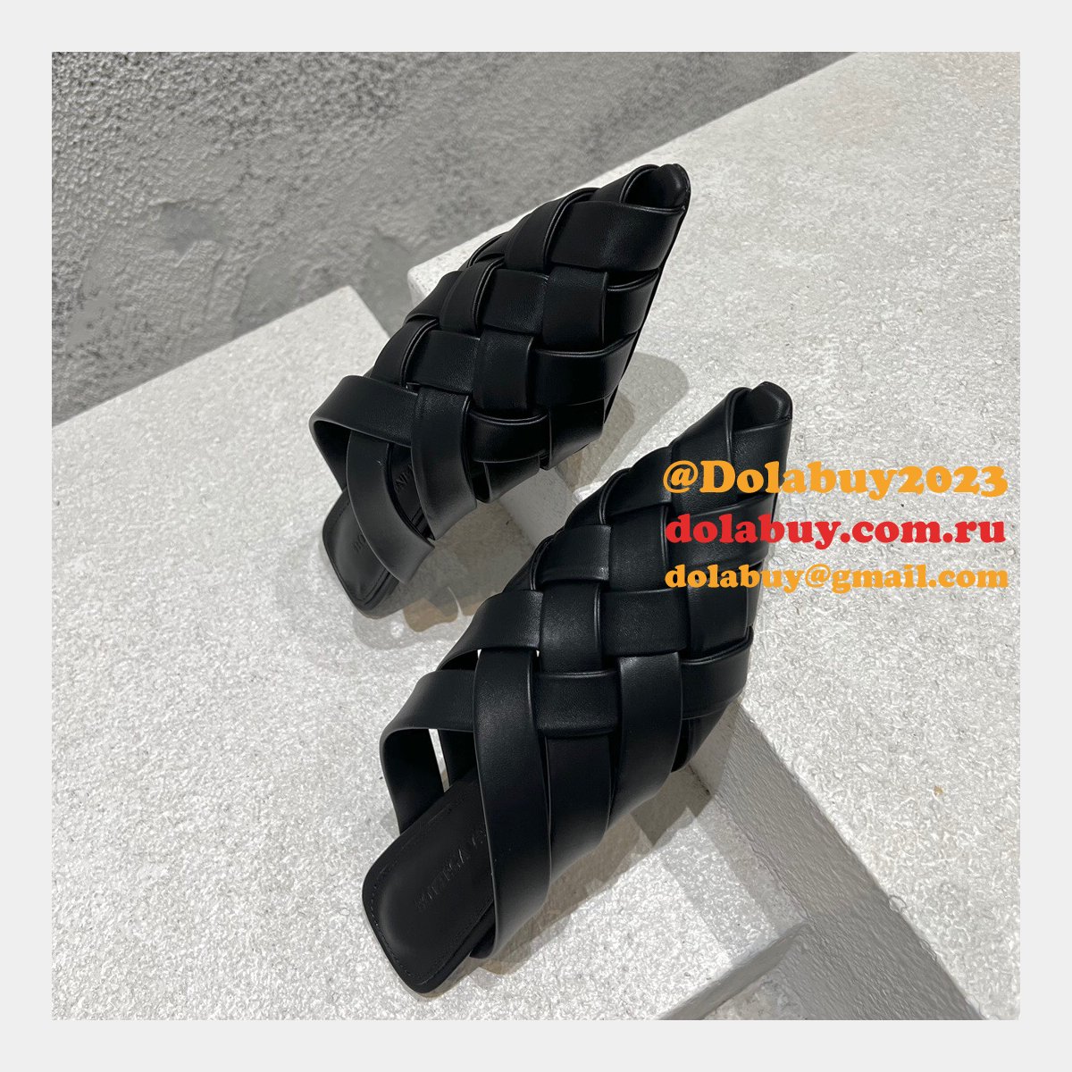 Designer Replica Bottega Veneta Top Quality Flat Sandals Shoes