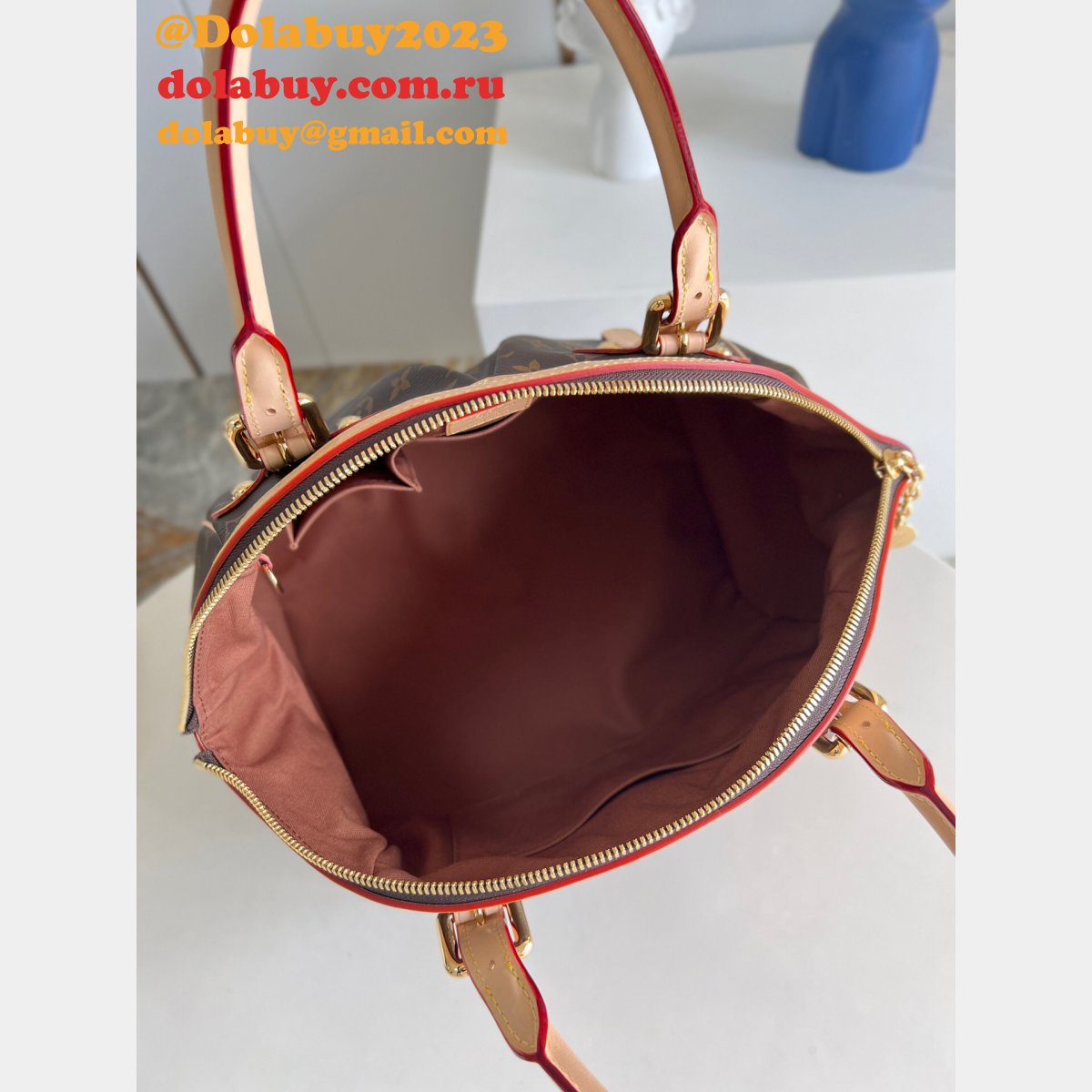 Louis Vuitton Replicas Designer Monogram Tivoli M40144/M40143 Handbag