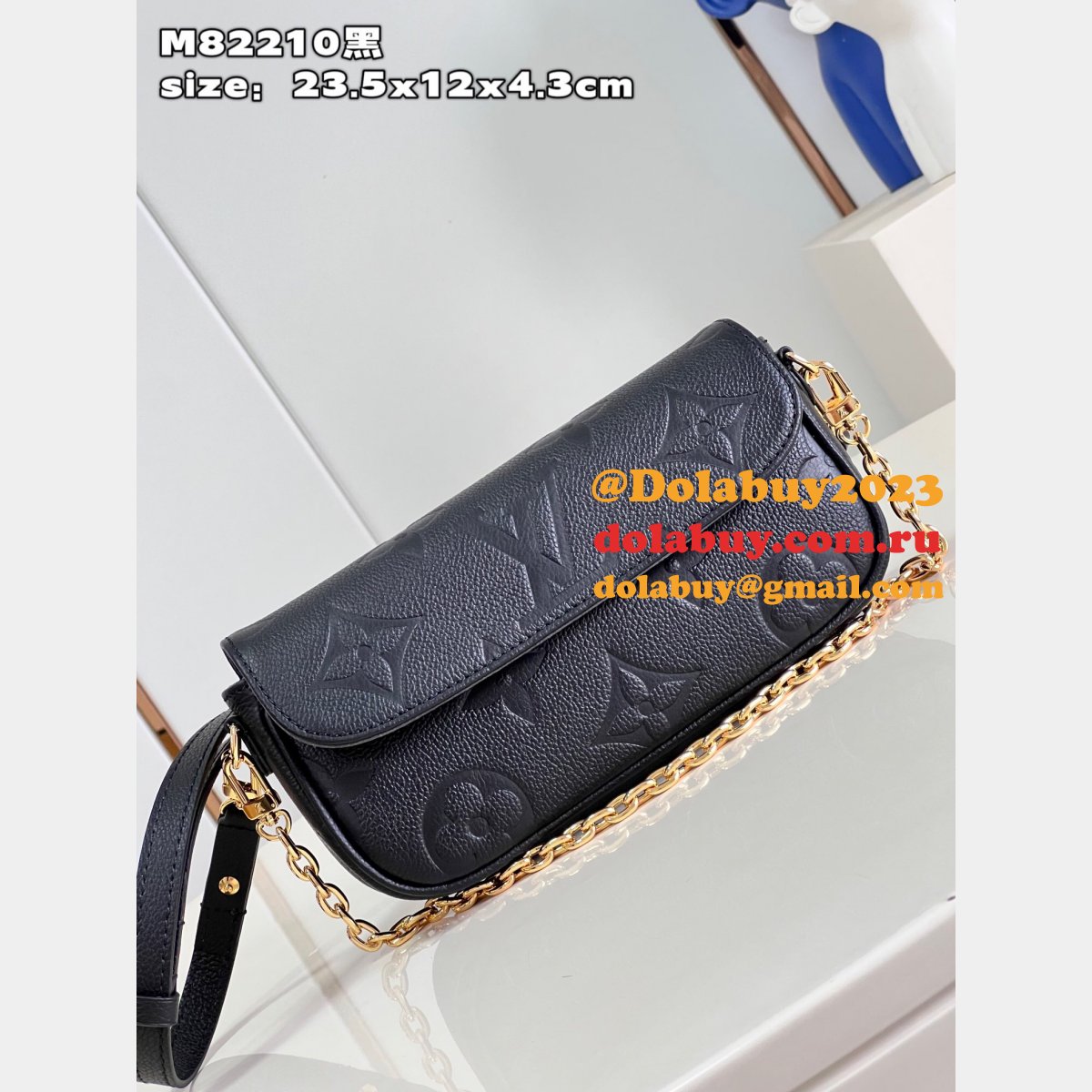 Louis Vuitton Wallet M82210 Chain Ivy Monogram Empreinte Replica Bag