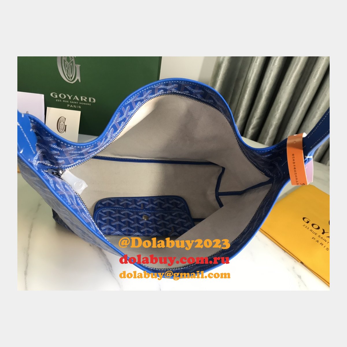 Designer Goyard Hobo Bohème Saint Louis Artois Replica Bag