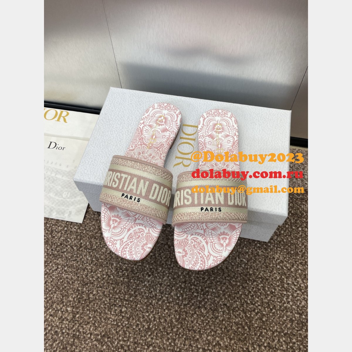 7 Star Dior Dway Slide Flat