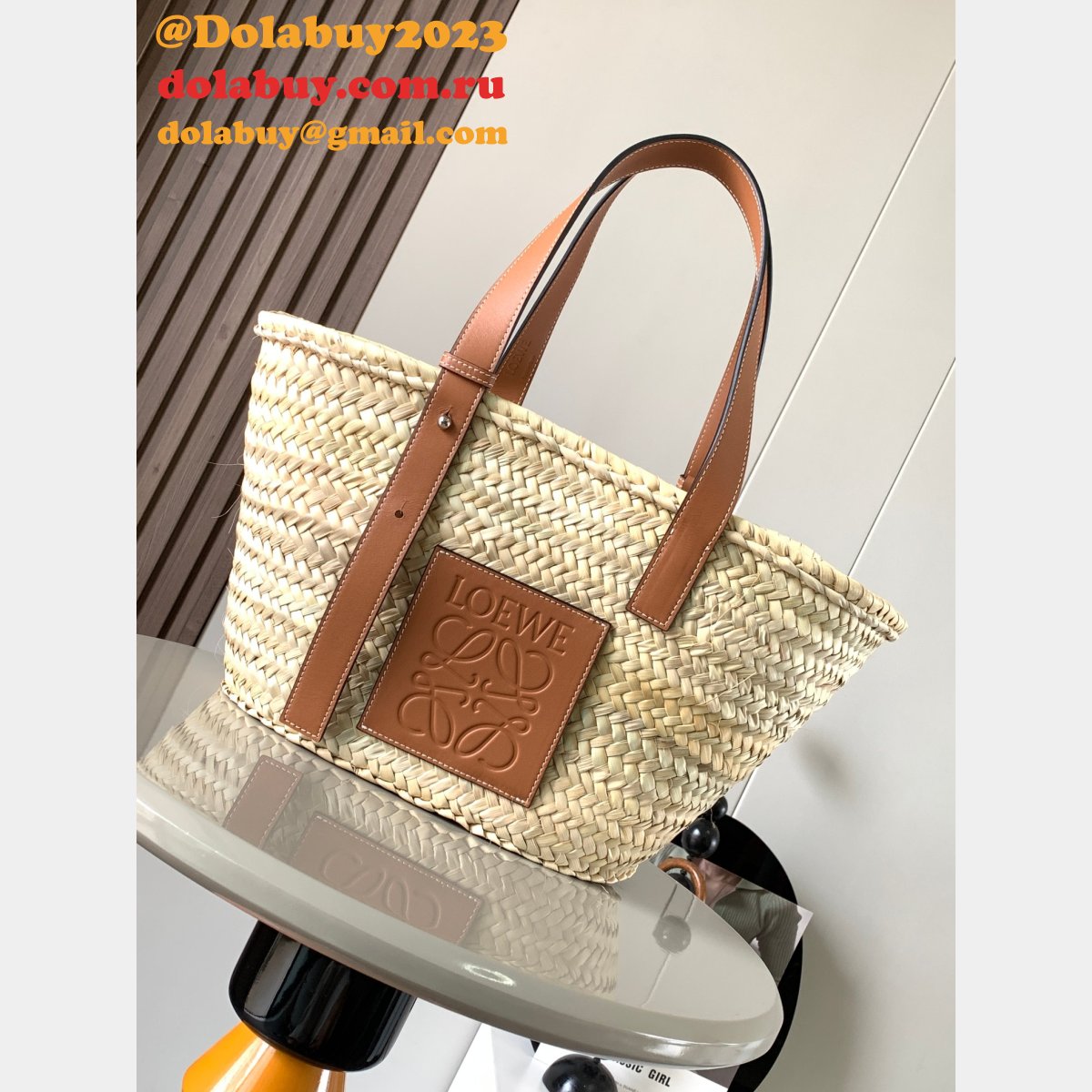 Designer loewe Basket beach handbag hot