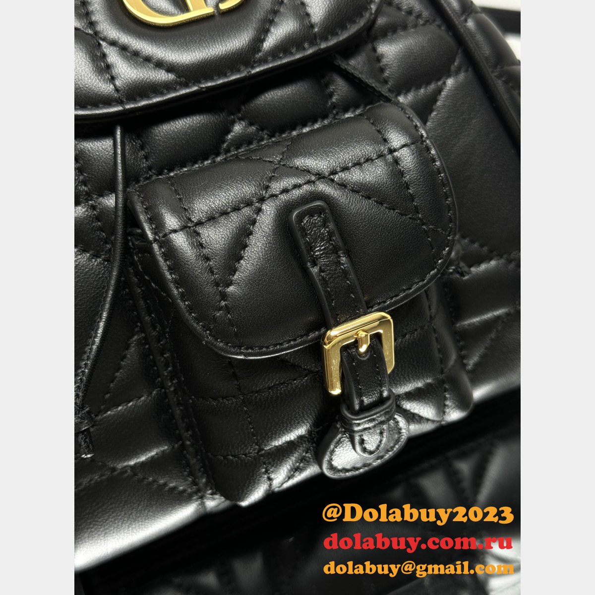 Top Quality Small Dior Caro Backpack