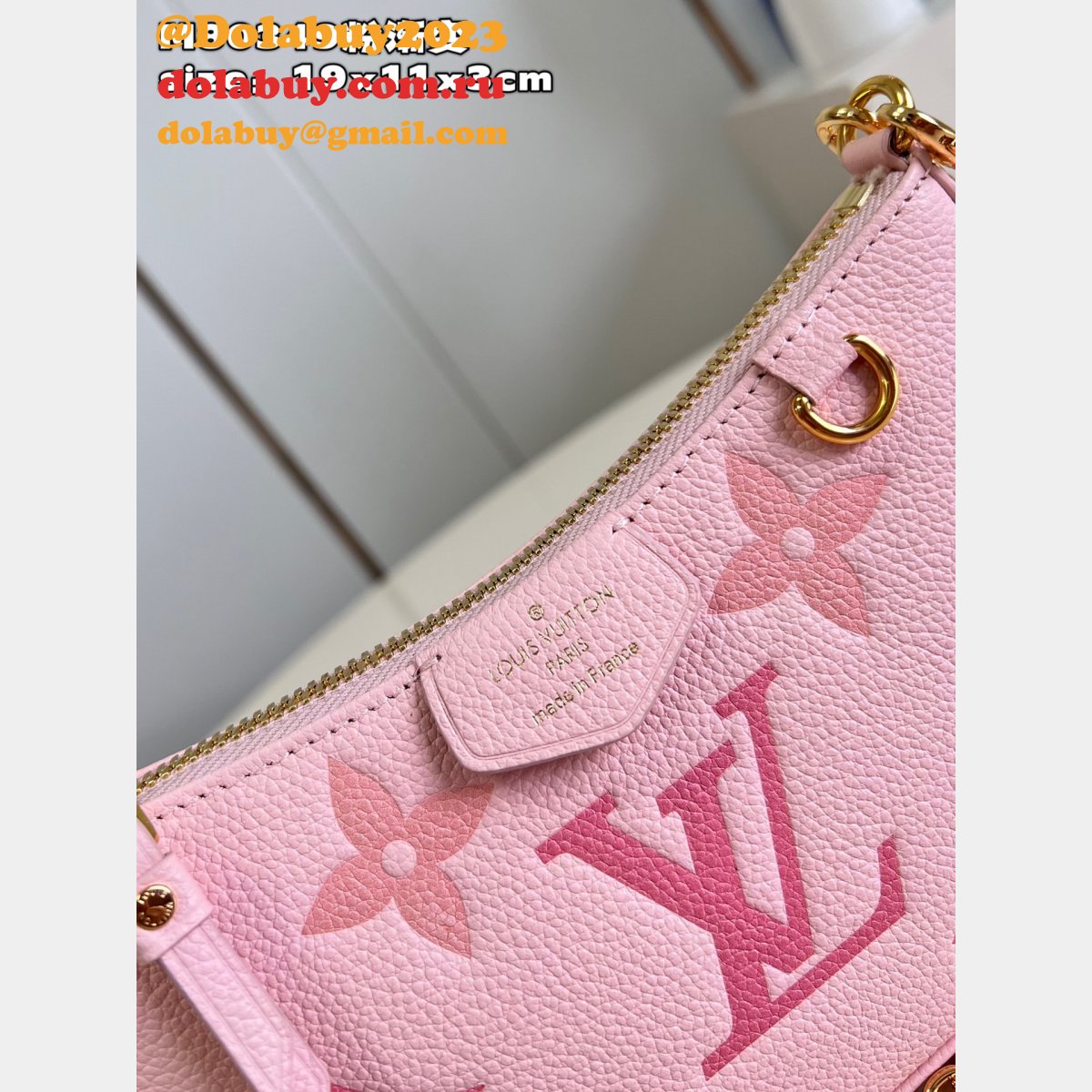Easy Pouch On Strap Louis Vuitton Replica M80349 Monogram Empreinte Bag