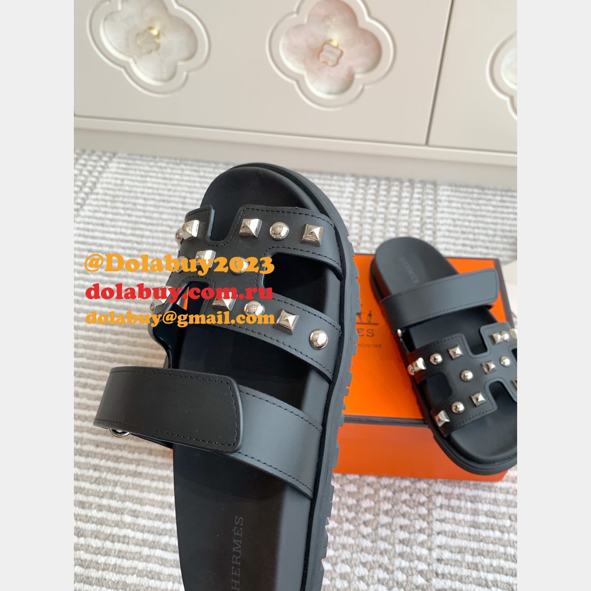 Duplicate Hermes Casual Chypre Sandal
