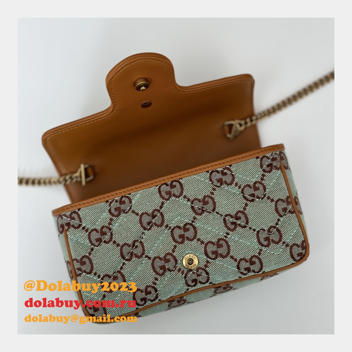 G*u*i luxury gg super 783141 shoulder 1:1 replica bag