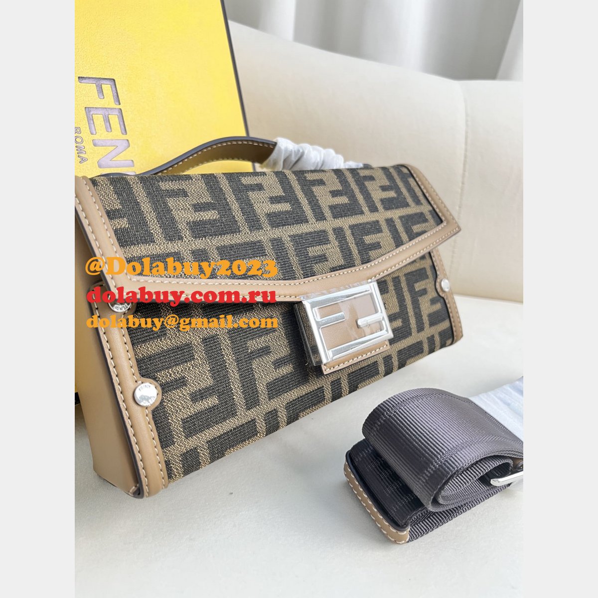 cheap top quality F**di box handbag