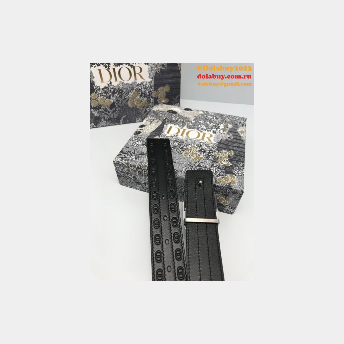 Top Quality CHRISTIAN DIOR 35MM 7 Star BELT