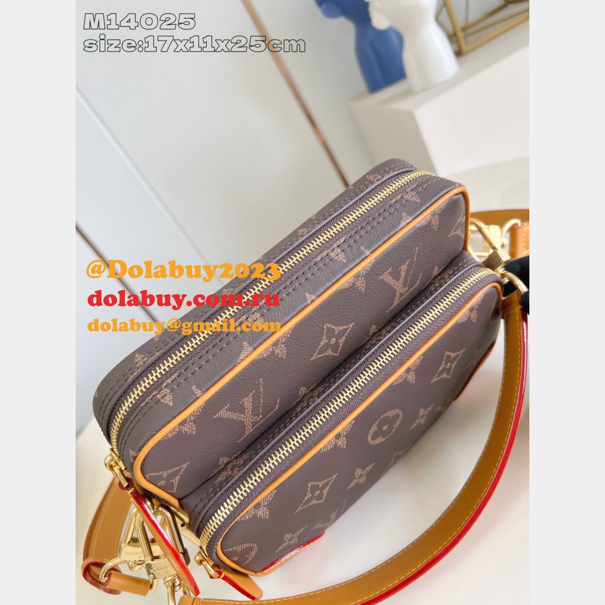 Nil Bag Louis Vuitton Fake M14025 Luxury Autres Cuirs Monogram Brown