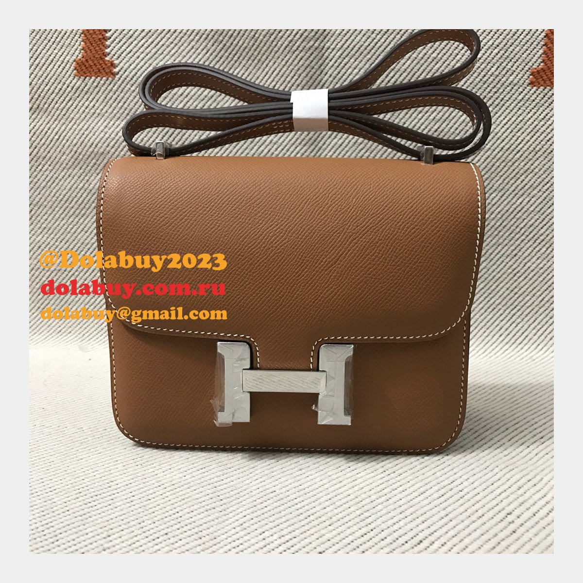 Hermes Constance Bag 18cm Epsom Leather Camel