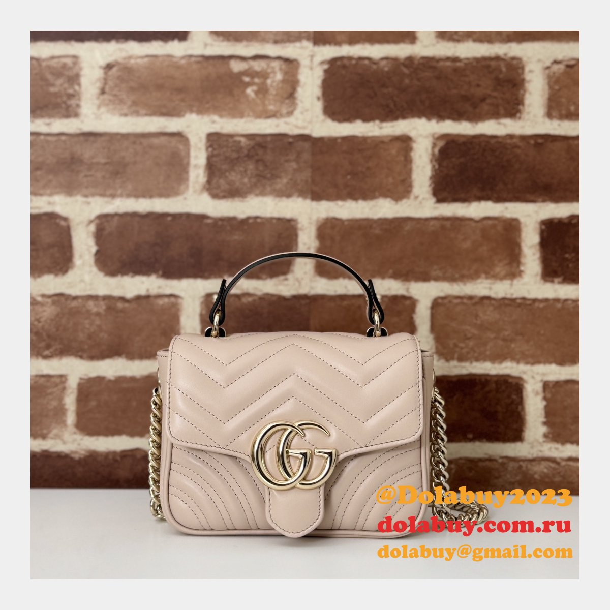 Gucci Luxury 1:1 GG Marmont 811238 Copy Bags